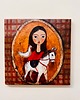 kafle i panele Kafle ceramiczne - portret kobieta