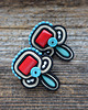 kolczyki soutache Etniczne kolczyki soutache