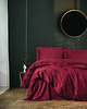 pościel Zestaw pościeli 22 Owce - ELEGANT bawełna satynowa bordo 200x220 cm