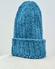 czapki damskie Wełniana czapka WOOLLY BLUE