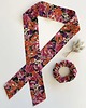 gumki do włosów Scrunchie Lena mini z szarfą