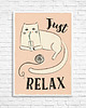 plakaty Plakat Just Relax