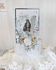 kartki scrapbooking Kobieca kartka urodzinowa, urodziny "Traveller 1" GOTOWA