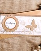 kartki scrapbooking Podziękowanie : dziękujemy : kartka-kopertówka : beż