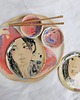 patery i talerze Ręcznie wykonany ceramiczny zestaw do sushi dla 2 osób