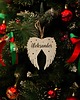 ozdoby choinkowe Personalizowana bombka na choinkę Skrzydła anioła bombki z IMIENIEM