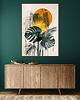 plakaty Monstera - Plakat, druk - Chiński Orient, Harmonia Zen, Roślinny #63