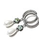 kolczyki srebrne Kolczyki srebrne Pearls /white/ perły vol. 11 