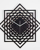 zegary DEKORACYJNY ZEGAR AŻUROWY, ŚWIĘTA GEOMETRIA M ( 50 x 50 cm )