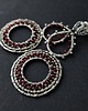 kolczyki wire wrapping Egipskie - kolczyki lub klipsy