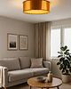 plafony Designerski plafon sufitowy do salonu DUBAJ MIRROR o średnicy 50 cm