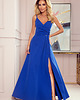 sukienki maxi damskie 299-3 CHIARA elegancka maxi suknia