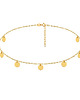 chokery Naszyjnik choker z kółkami pozłacany srebro 925