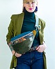 saszetka nerka Damska nerka handmade KWIATOWY OBRAZ