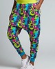 spodnie dresowe damskie Spodnie baggy Mayurasana kolorowe pop art Auri Lili unikat L 40