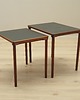 stoliki kawowe Komplet dwóch stolików tekowych, duński design, lata 70, produkcja: Dania