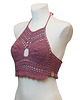 topy damskie Top / bralet na szydełku na lato ze 100 procent bawelny rozmiar M/L