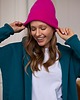 czapki damskie Czapka Gentle Cashmere Neonowy Róż