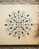 grafiki i ilustracje MANDALA NA SKLEJCE. OCZYSZCZAJĄCA 35/35 CM