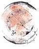 grafiki i ilustracje Plakat TAURUS Znak Zodiaku Byk - Gwiazdozbiór Byka