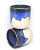 kubki Para Ceramicznych Granatowych Czarek 200 ml
