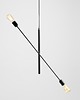 lampy wiszące Nowoczesna lampa industrialna wisząca Twigo 2 czarna