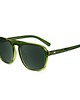 okulary damskie Zielone okulary przeciwsłoneczne Nori Pacific Palisades