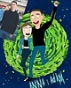 plakaty Plakat Rick & Morty portret  +  WYDRUK A3