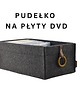 skrzynki, kufry i pudła Pudełko na płyty DVD - pojemnik grafitowy