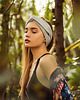 opaski do włosów Light Grey Velvet Turban - Opaska
