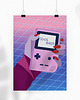 grafiki i ilustracje Plakat - Game boy