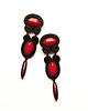 kolczyki soutache Retro kolczyki długie - sutasz
