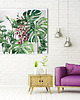 obrazy Obraz na płótnie OGRÓD 60x40cm
