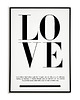 plakaty Plakat z napisem LOVE w języku Angielskim