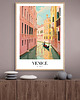 plakaty Retro plakat podróżniczy - Włochy - Wenecja - pamiątka, prezent