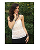 topy damskie Top boho ażur handmade