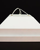 lampy wiszące Lampa sufitowa biała, duński design, lata 70, producent: Louis Poulsen