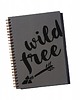 notatniki i albumy Wild free, notatnik