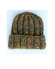 czapki damskie Czapka beanie  handmade melanż