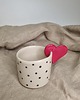 kubki Kubek ceramiczny SERDUSZKA