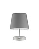 lampy stołowe Szara lampka nocna w stylu skandynawskim ALMADA