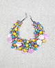 kolie 7009 Kolorowy Naszyjnik Boho z Masą Perłową