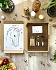 Ozdoby na ścianę String Art BOX LED Zestaw DIY
