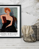 plakaty Plakat reprodukcja Amadeo Modigliani "Redheaded Girl in Evening Dress"