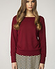 swetry damskie  Sweter sw01 - bordo