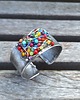 bransoletki wire wrapping Cukiereczki - bransoletka regulowana