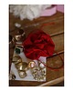 chokery Jedwabny czerwony    choker