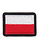 naszywki na ubrania Naszywka naprasowanka FLAGA POLSKI NA MUNDUR  B-CZ.. termo haft  5,5x3,8cm