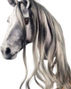 zabawki - inne Realistyczny Hobby Horse szary/szara