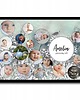 plakaty Plakat pierwszy rok z życia, kolaż z imieniem, roczek
